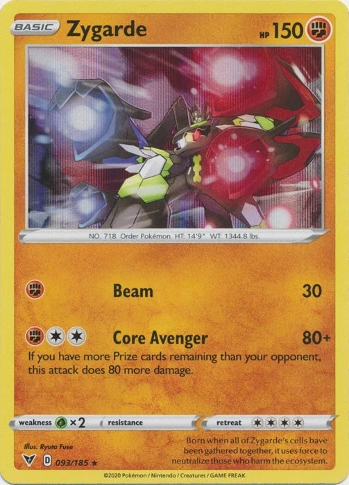 Zygarde Holo (093/185) - Vivid Voltage