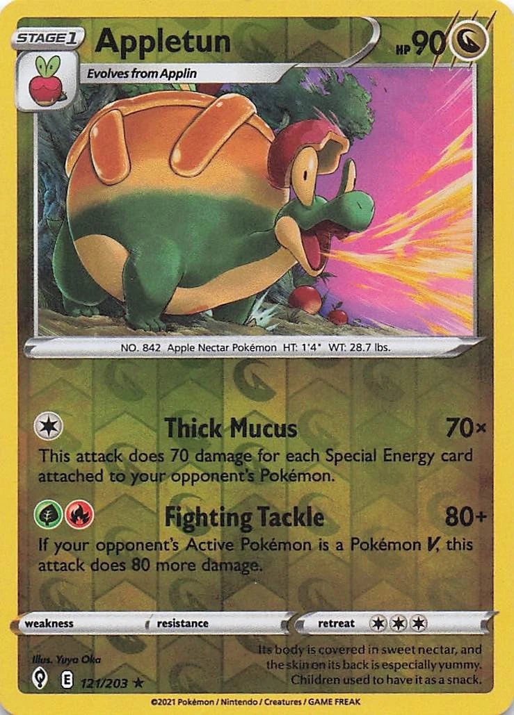 Appletun Reverse Holo (121/203) - Evolving Skies