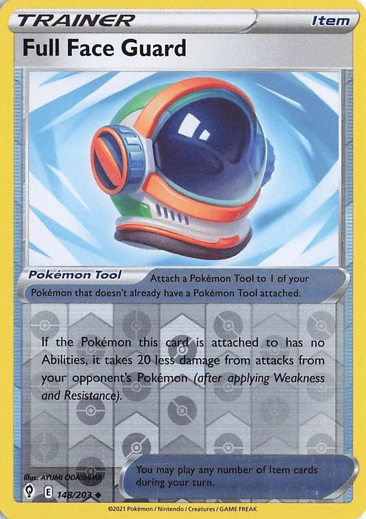 Full Face Guard Reverse Holo (148/203) - Evolving Skies