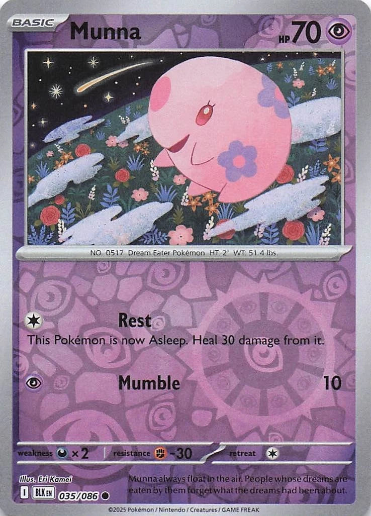 Munna Reverse Holo (035/086) - Black Bolt