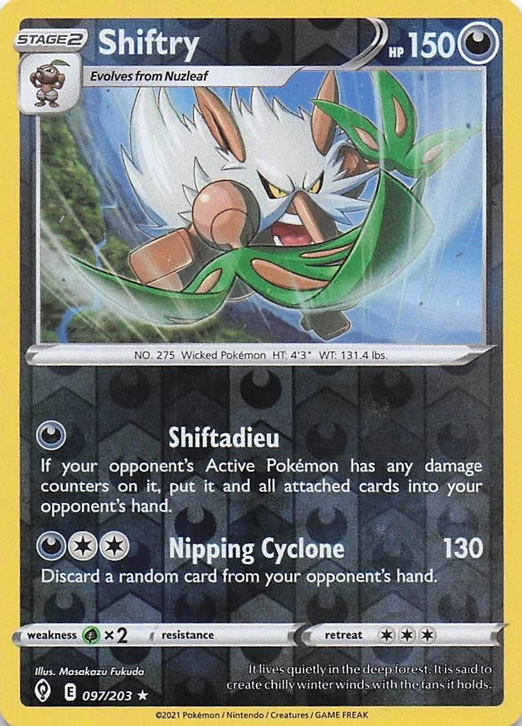 Shiftry Reverse Holo (097/203) - Evolving Skies