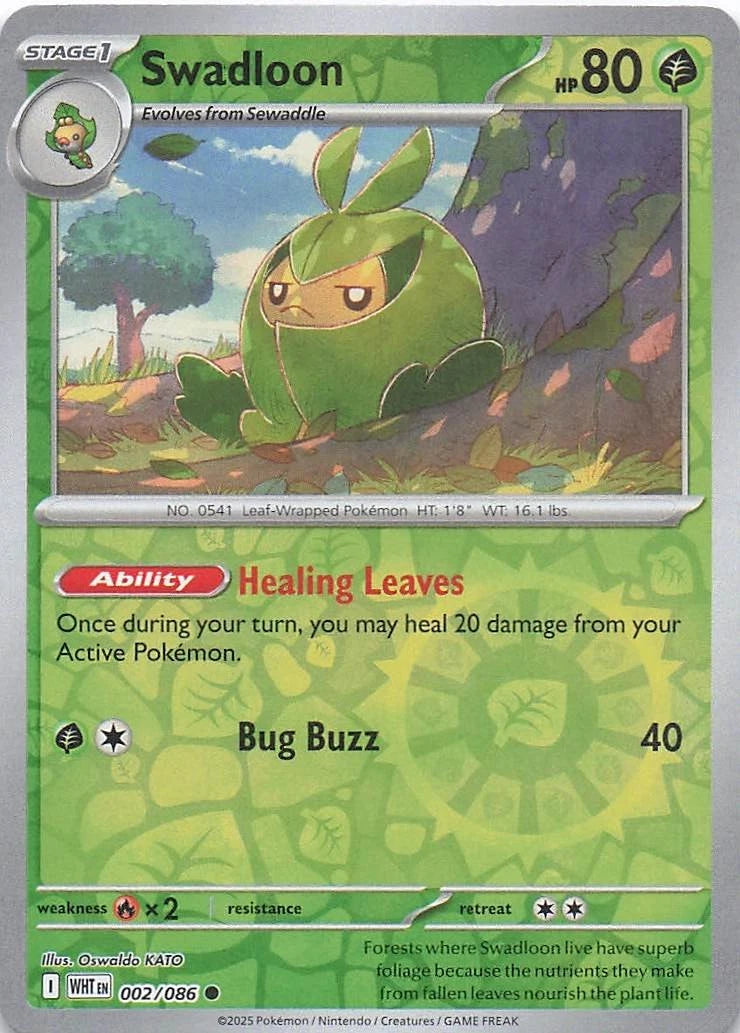 Swadloon Reverse Holo (002/086) - White Flare