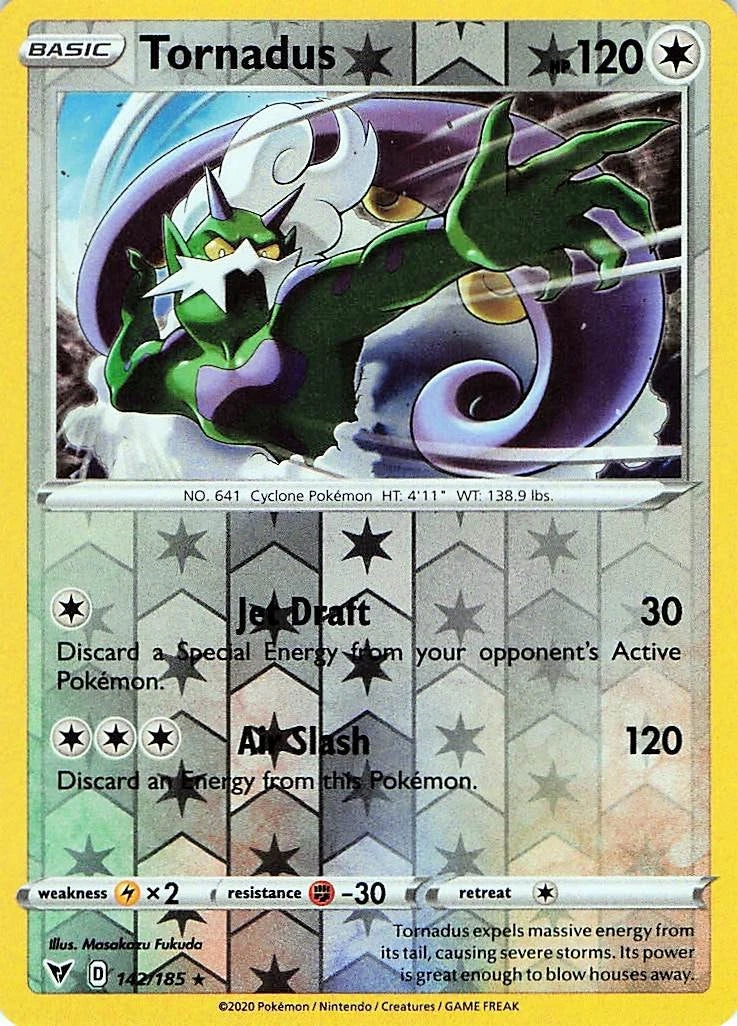 Tornadus Reverse Holo (142/185) - Vivid Voltage