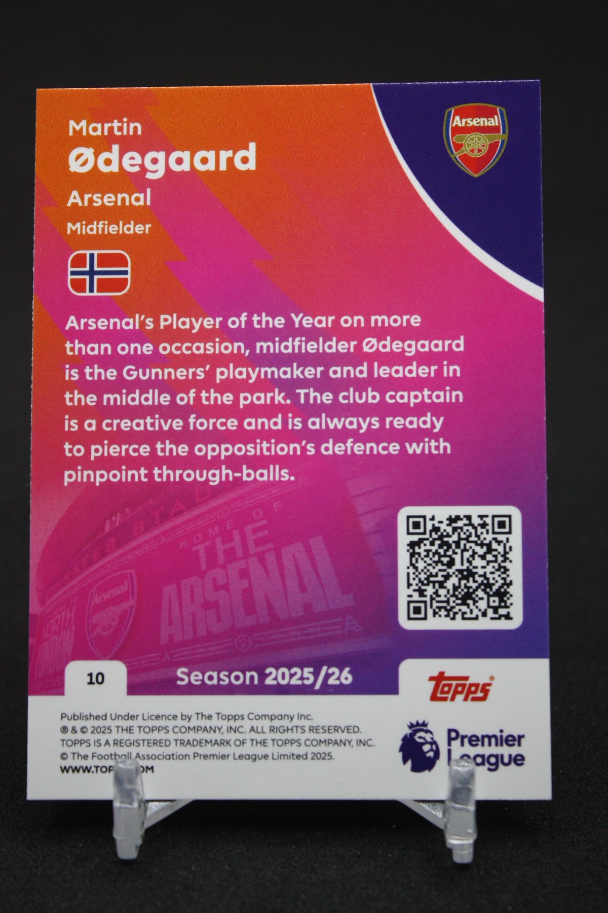 2025/26 Martin Ødegaard Arsenal #10