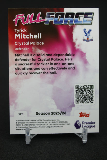 2025/26 Tyrick Mitchell Crystal Palace Full Force #125