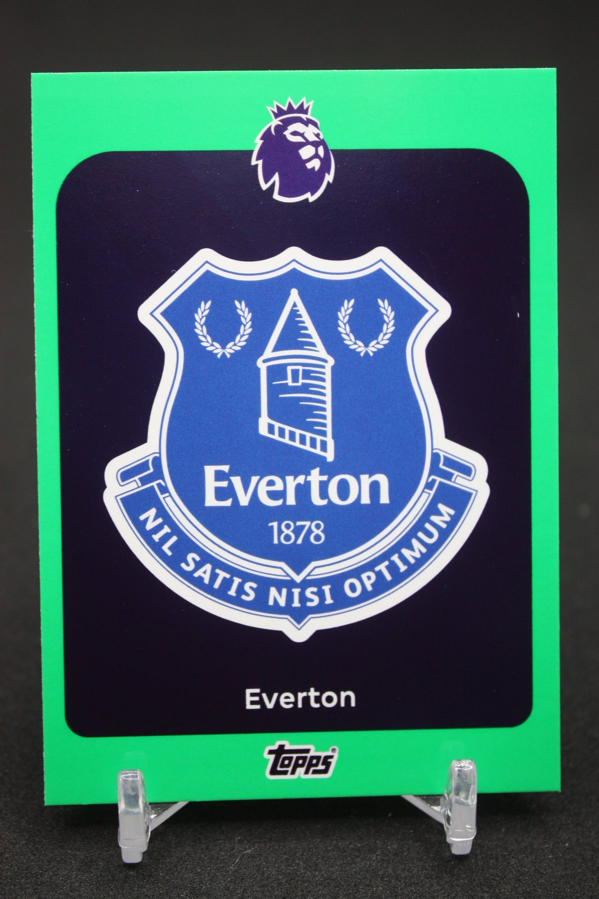 2025/26 Everton Team Badge Green Parallels #127