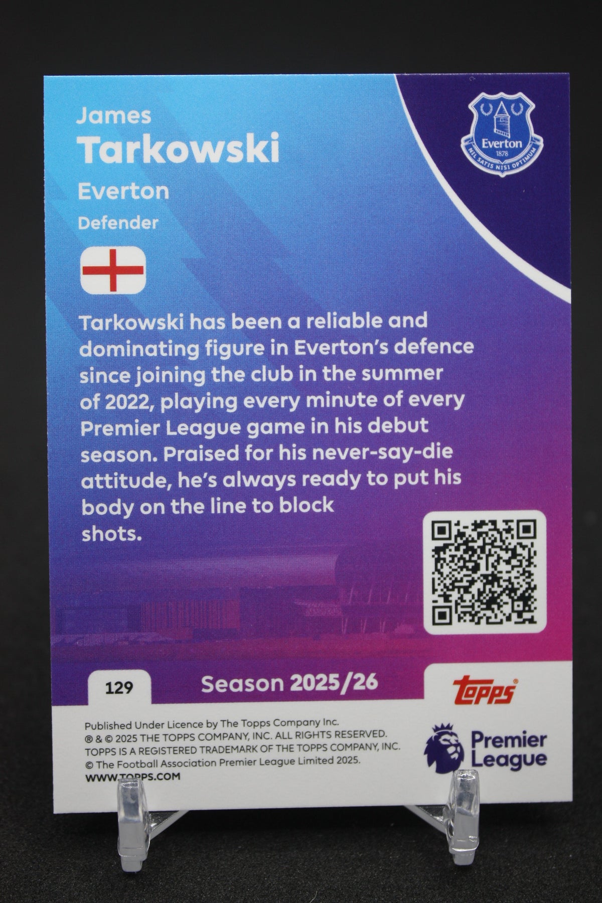 2025/26 James Tarkowski Everton #129