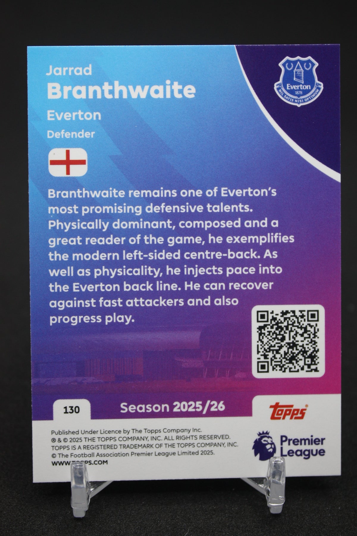 2025/26 Jarrad Branthwaite Everton #130