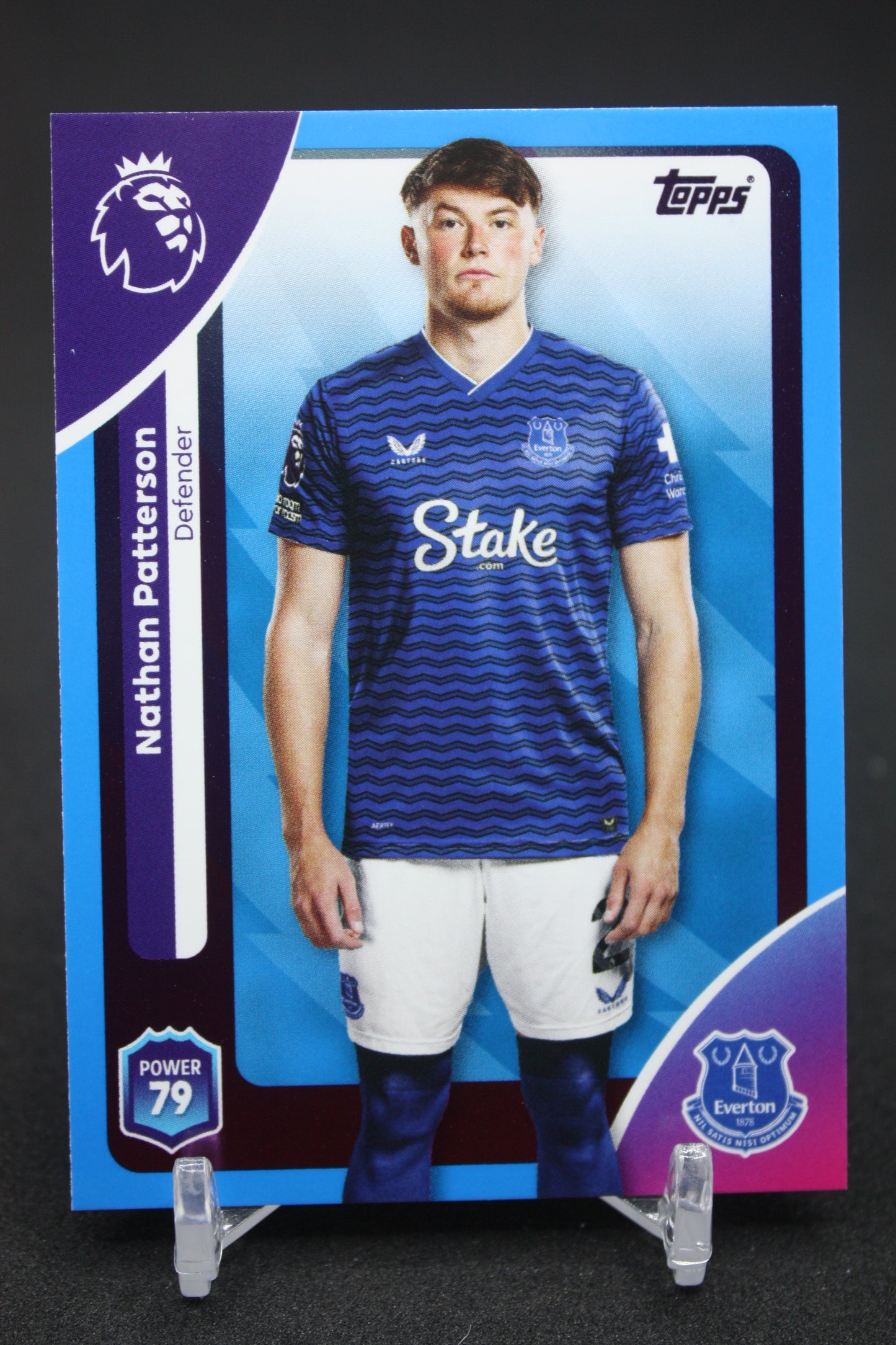 2025/26 Nathan Patterson Everton Blue Parallels #133