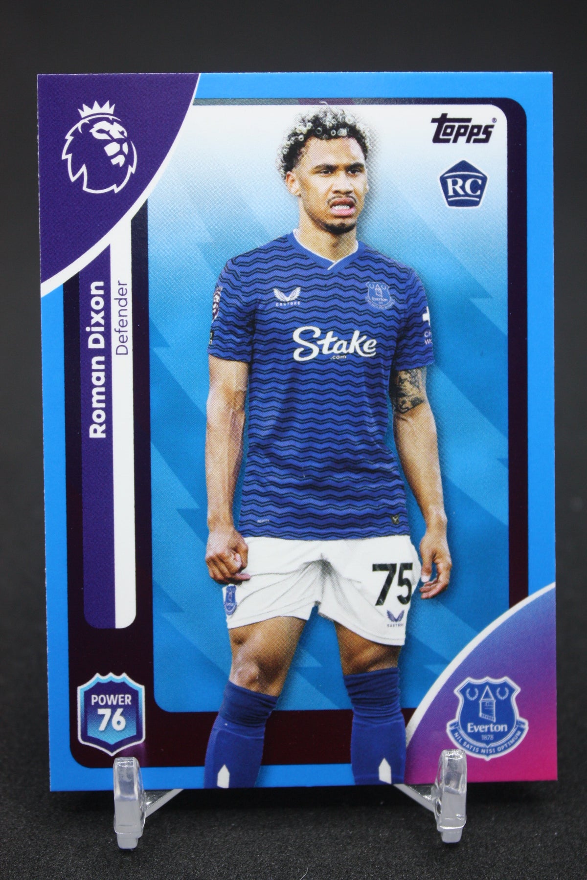 2025/26 Roman Dixon Everton RC Blue Parallels #134