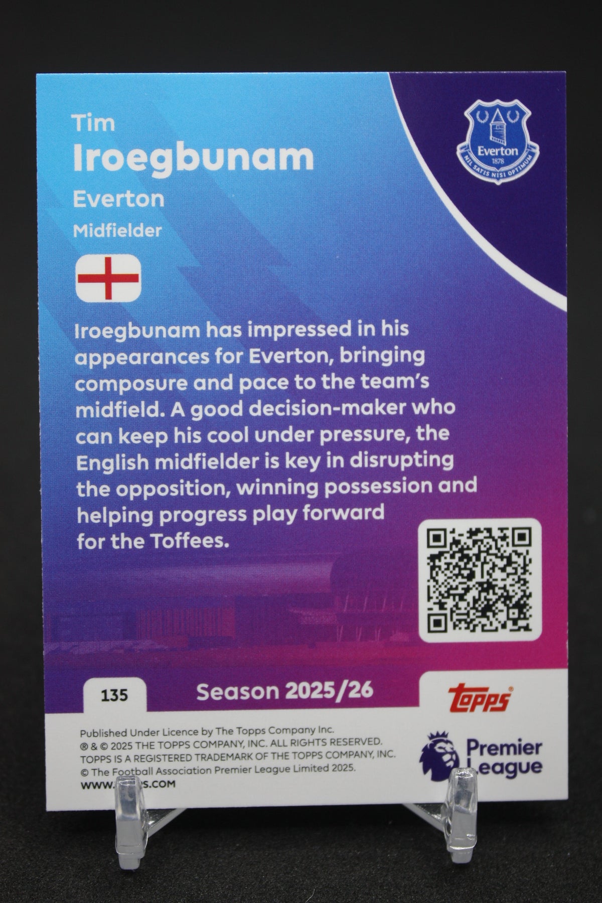 2025/26 Tim Iroegbunam Everton #135