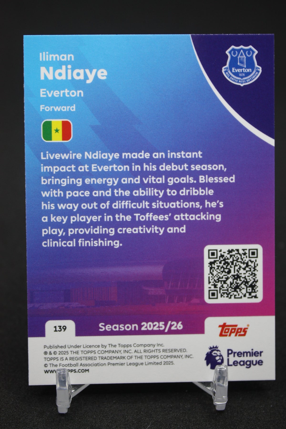 2025/26 Iliman Ndiaye Everton #139
