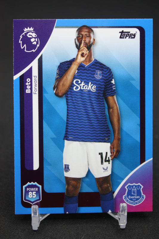 2025/26 Beto Everton Blue Parallels #140