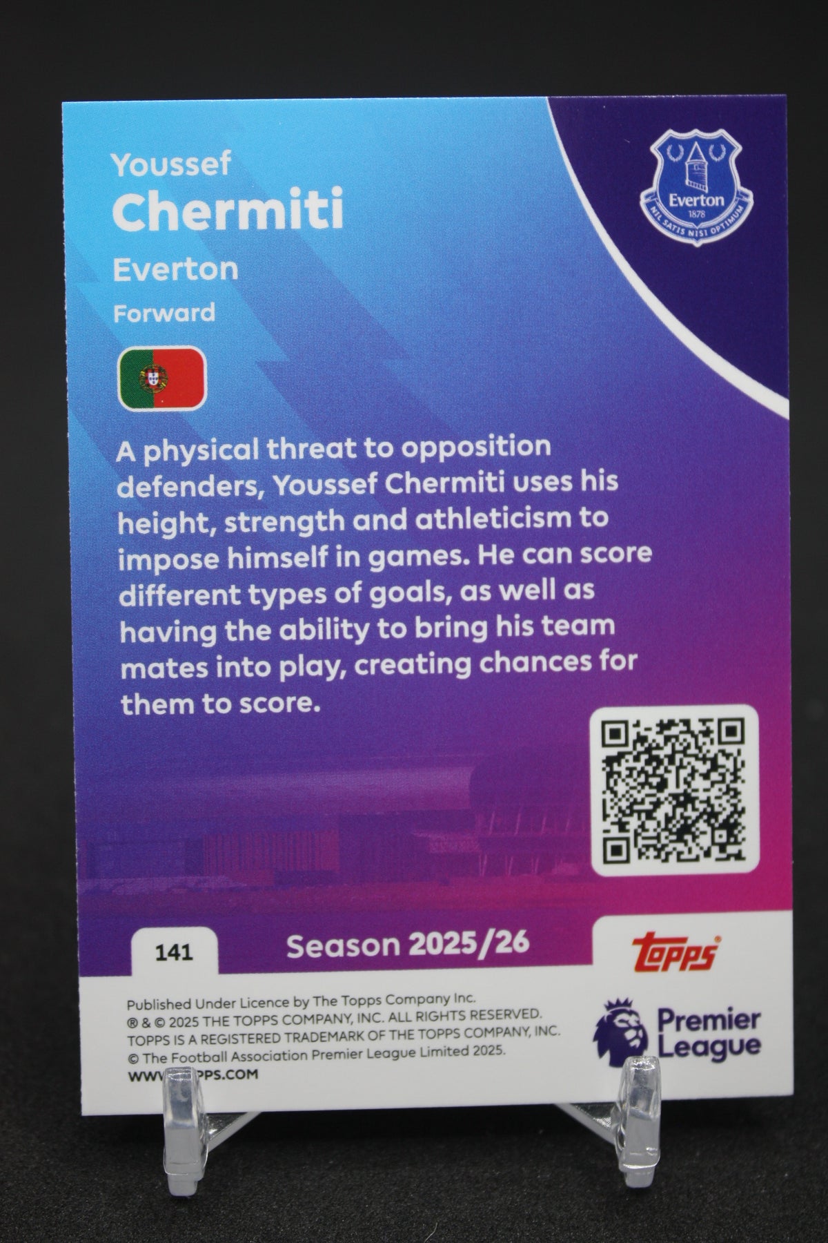 2025/26 Youssef Chermiti Everton #141