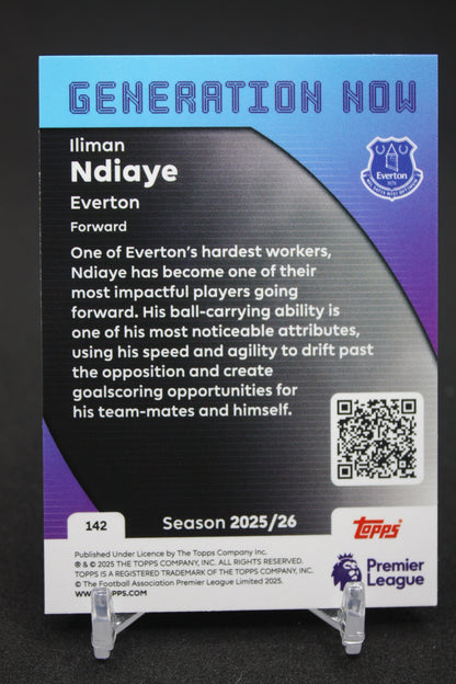 2025/26 Iliman Ndiaye Everton Generation Now #142