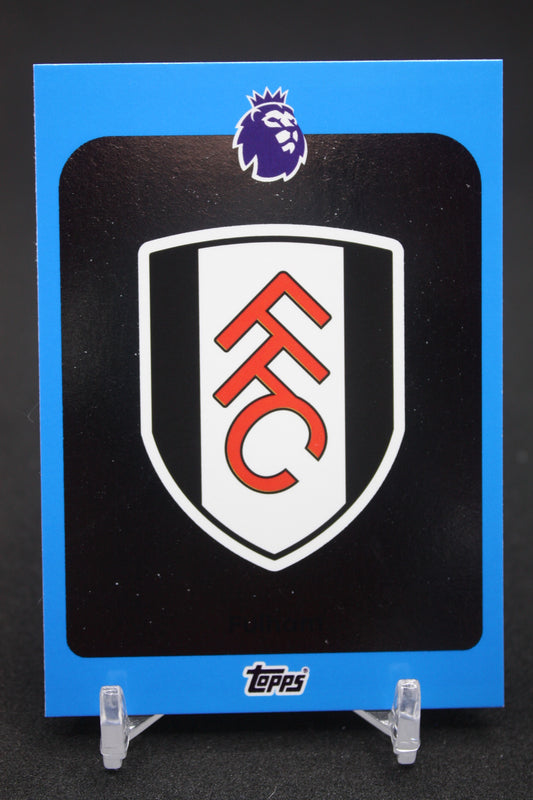 2025/26 Fulham Team Badge Blue Parallels #145