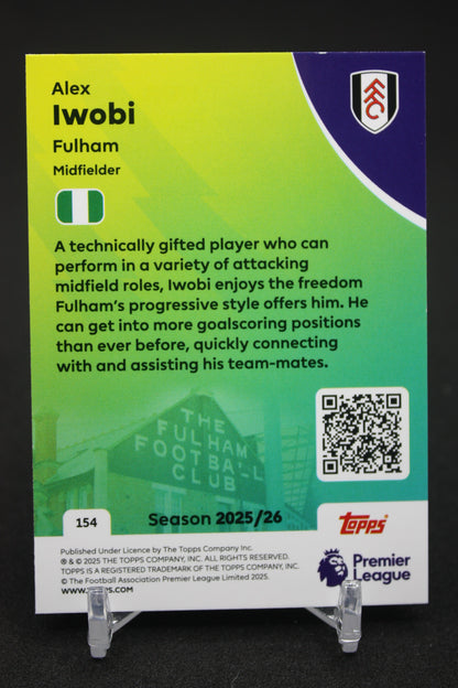2025/26 Alex Iwobi Fulham #154