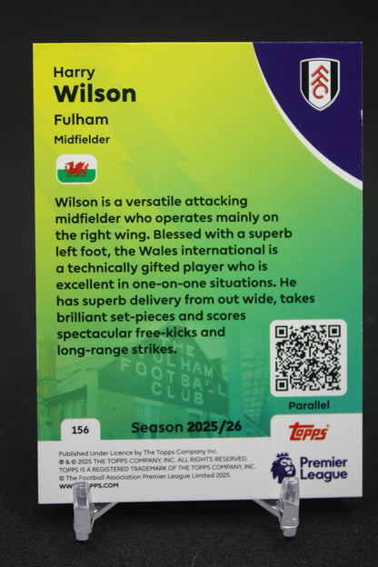 2025/26 Harry Wilson Fulham Green Parallels #156