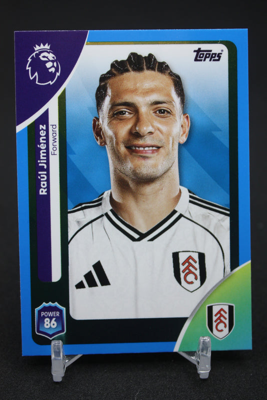 2025/26 Raúl Jiménez Fulham Blue Parallels #159