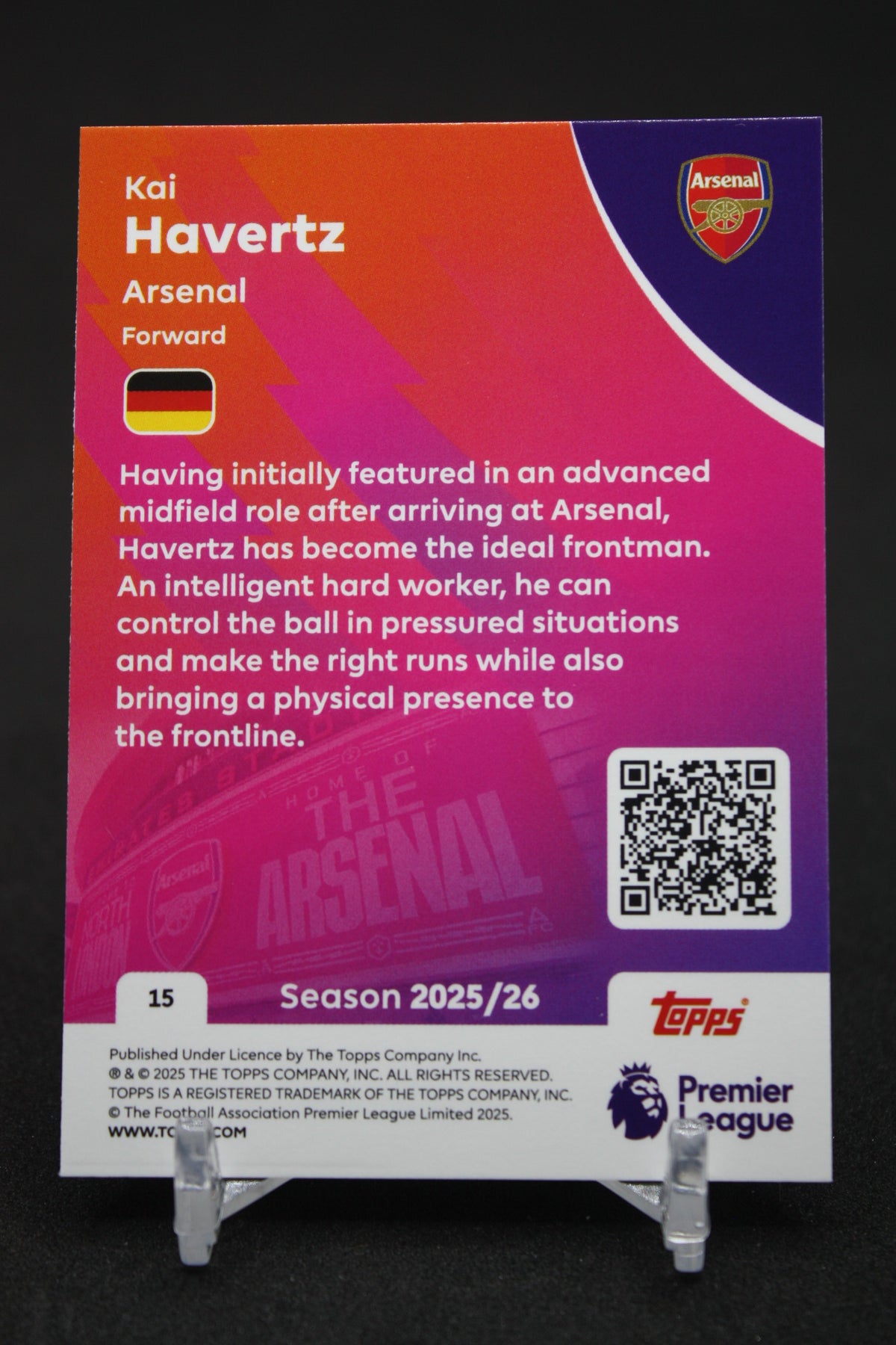 2025/26 Kai Havertz Arsenal #15