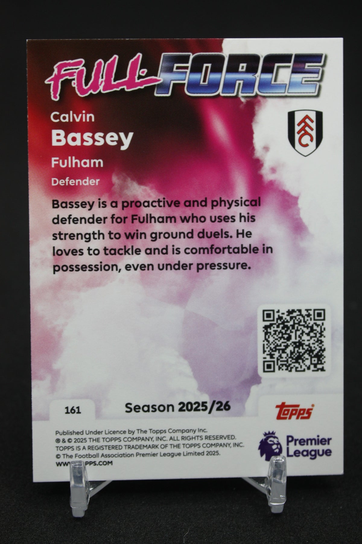 2025/26 Calvin Bassey Fulham Full Force #161