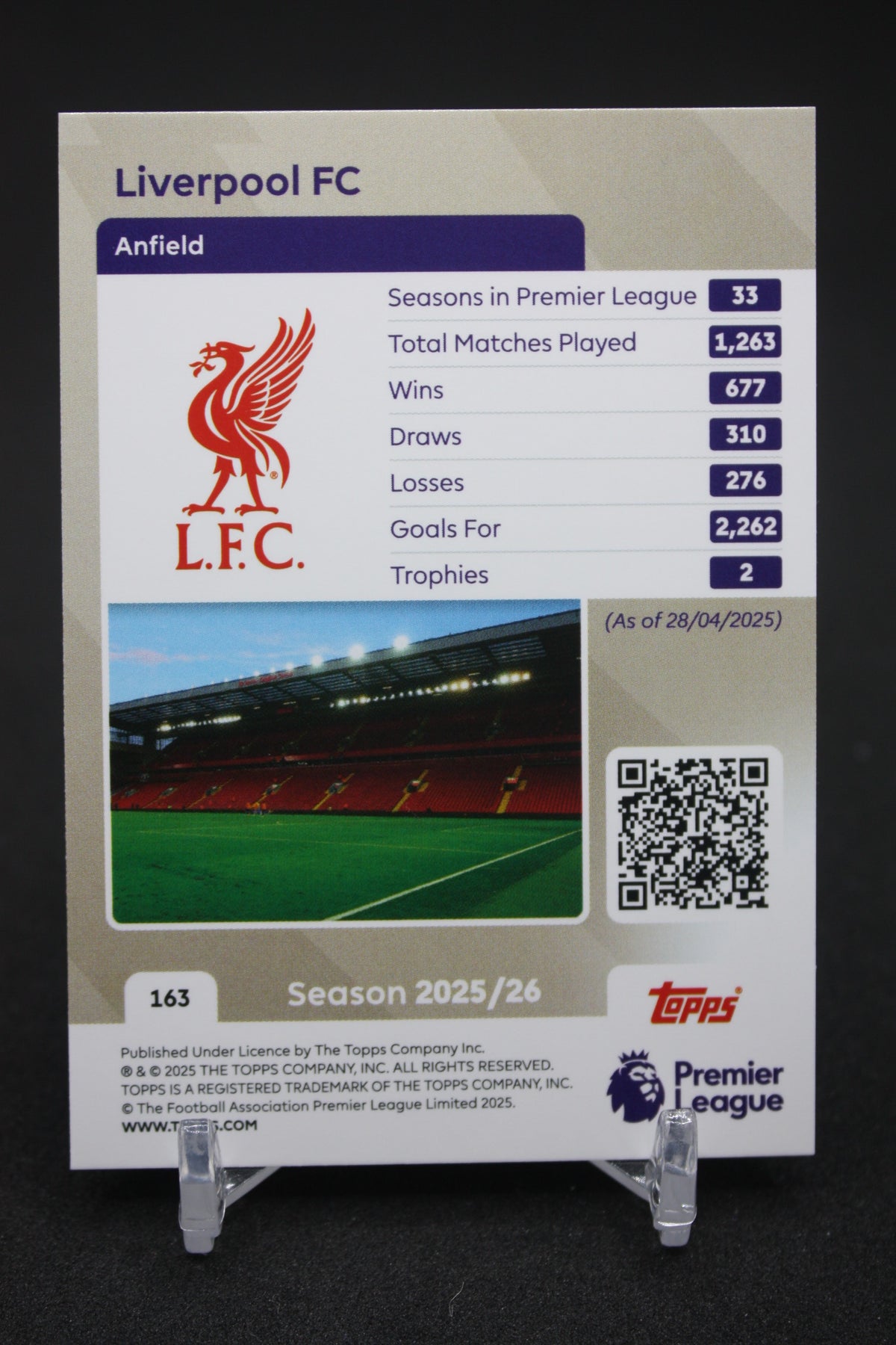 2025/26 Liverpool FC Team Badge #163