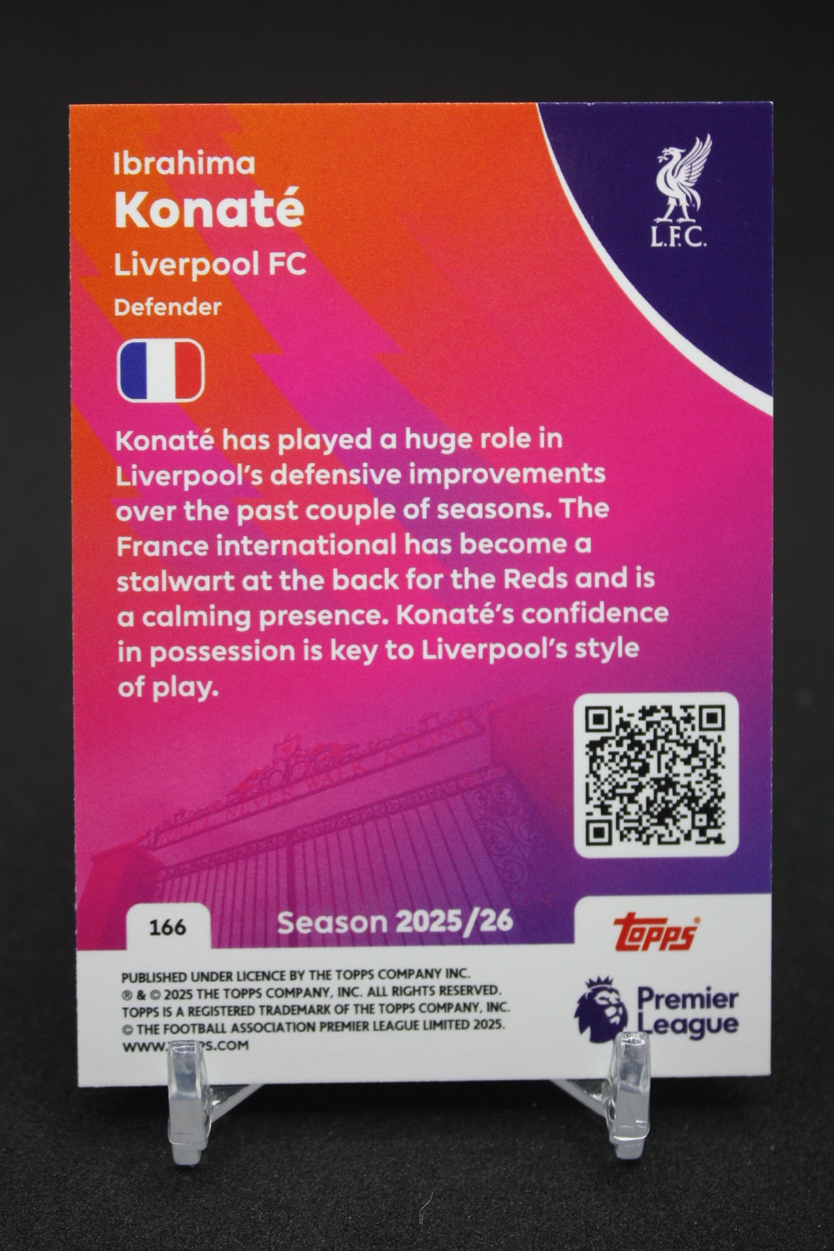 2025/26 Ibrahima Konaté Liverpool FC #166