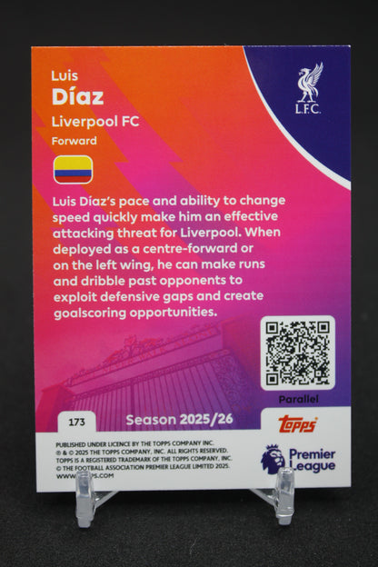 2025/26 Luis Díaz Liverpool FC Green Parallels #173