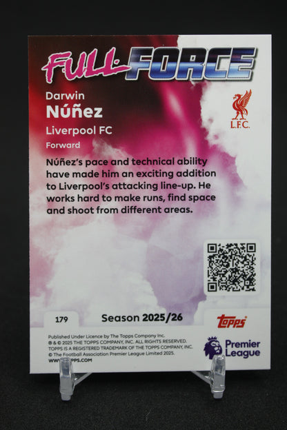 2025/26 Darwin Núñez Liverpool FC Full Force #179