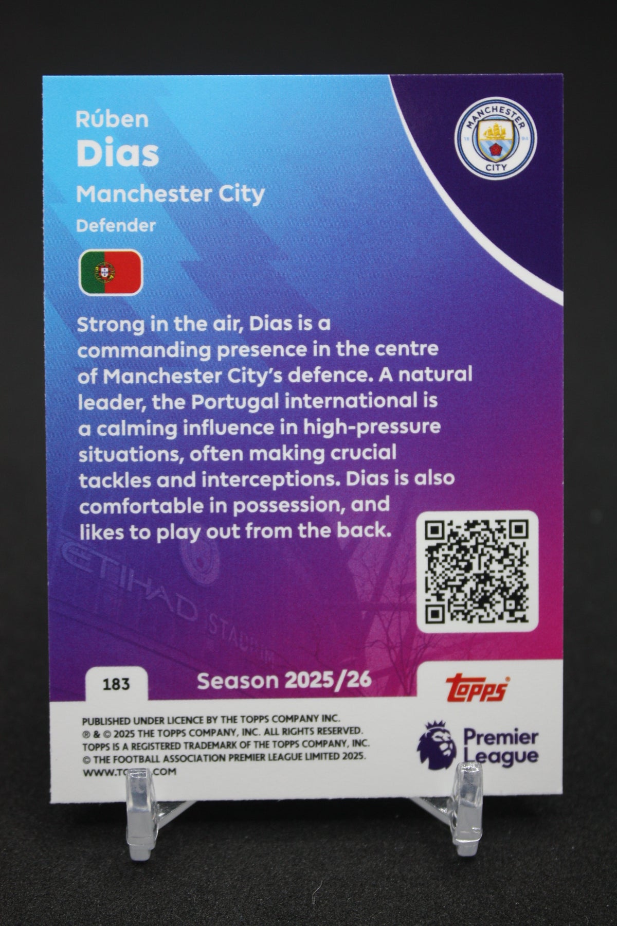 2025/26 Rúben Dias Manchester City #183