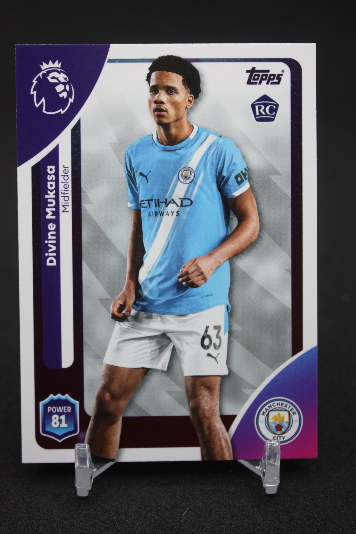 2025/26 Divine Mukasa Manchester City RC #186