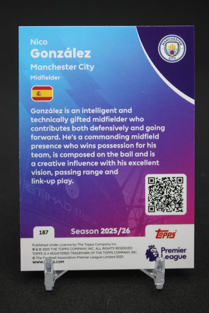 2025/26 Nico González Manchester City #187