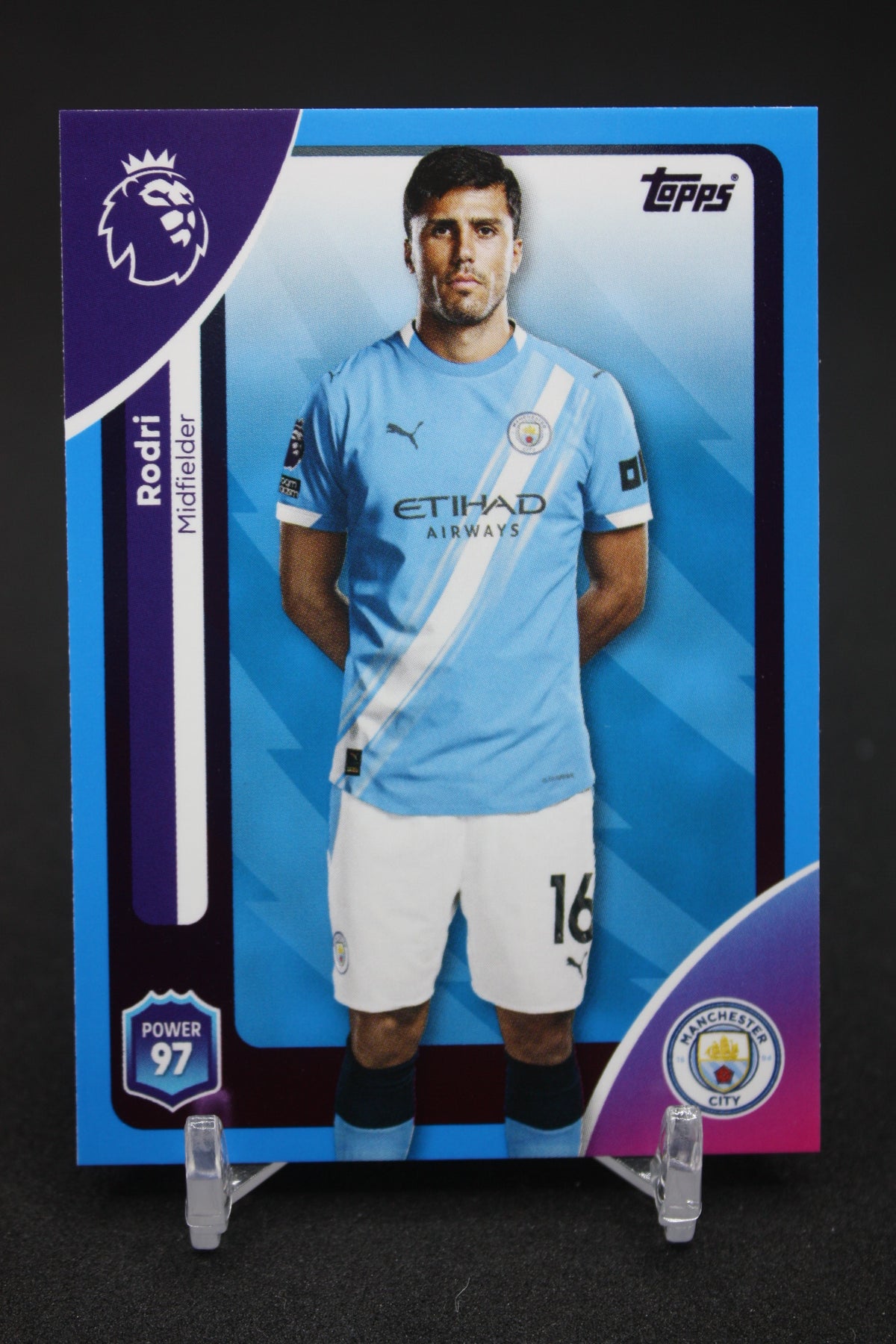 2025/26 Rodri Manchester City Blue Parallels #188