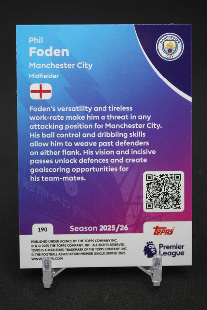 2025/26 Phil Foden Manchester City #190