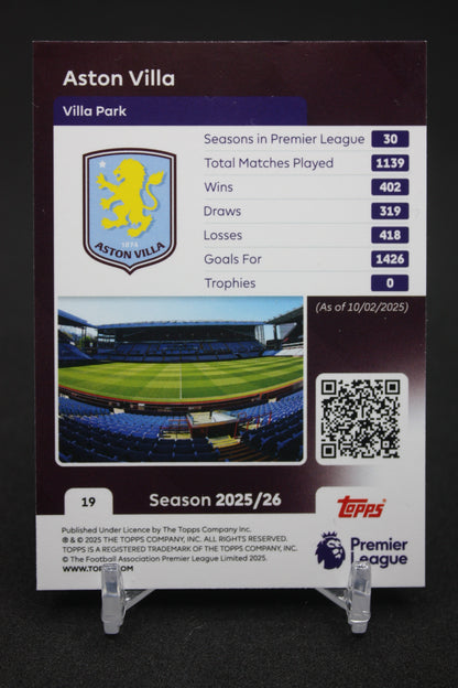 2025/26 Aston Villa Team Badge #19