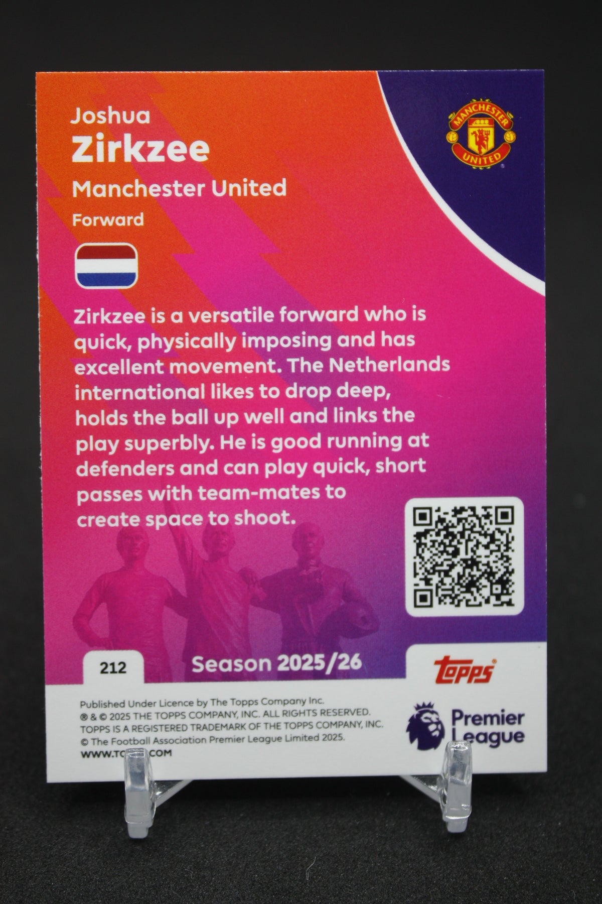 2025/26 Joshua Zirkzee Manchester United #212