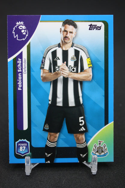 2025/26 Fabian Schär Newcastle United Blue Parallels #221
