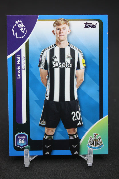 2025/26 Lewis Hall Newcastle United Blue Parallels #223