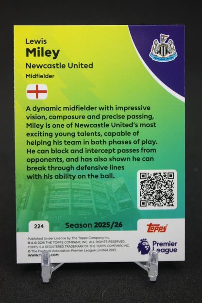 2025/26 Lewis Miley Newcastle United #224