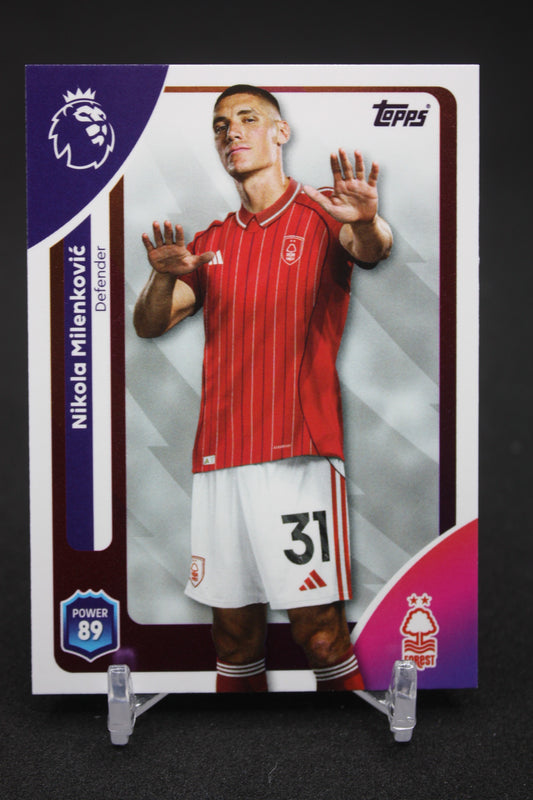2025/26 Nikola Milenković Nottingham Forest #237