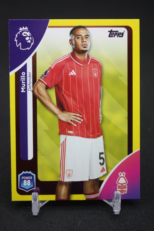 2025/26 Murillo Nottingham Forest Yellow Parallels #239