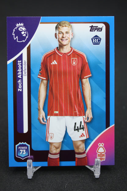 2025/26 Zach Abbott Nottingham Forest RC Blue Parallels #241