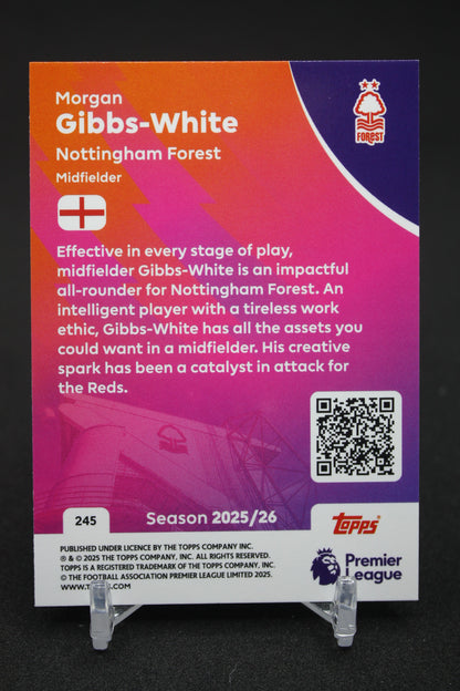 2025/26 Morgan Gibbs-White Nottingham Forest #245
