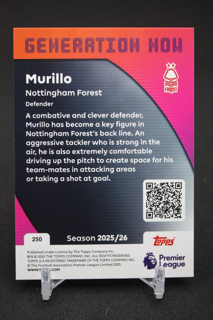 2025/26 Murillo Nottingham Forest Generation Now #250