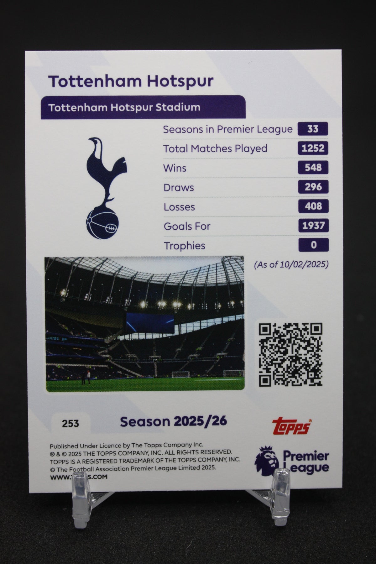 2025/26 Tottenham Hotspur Team Badge #253