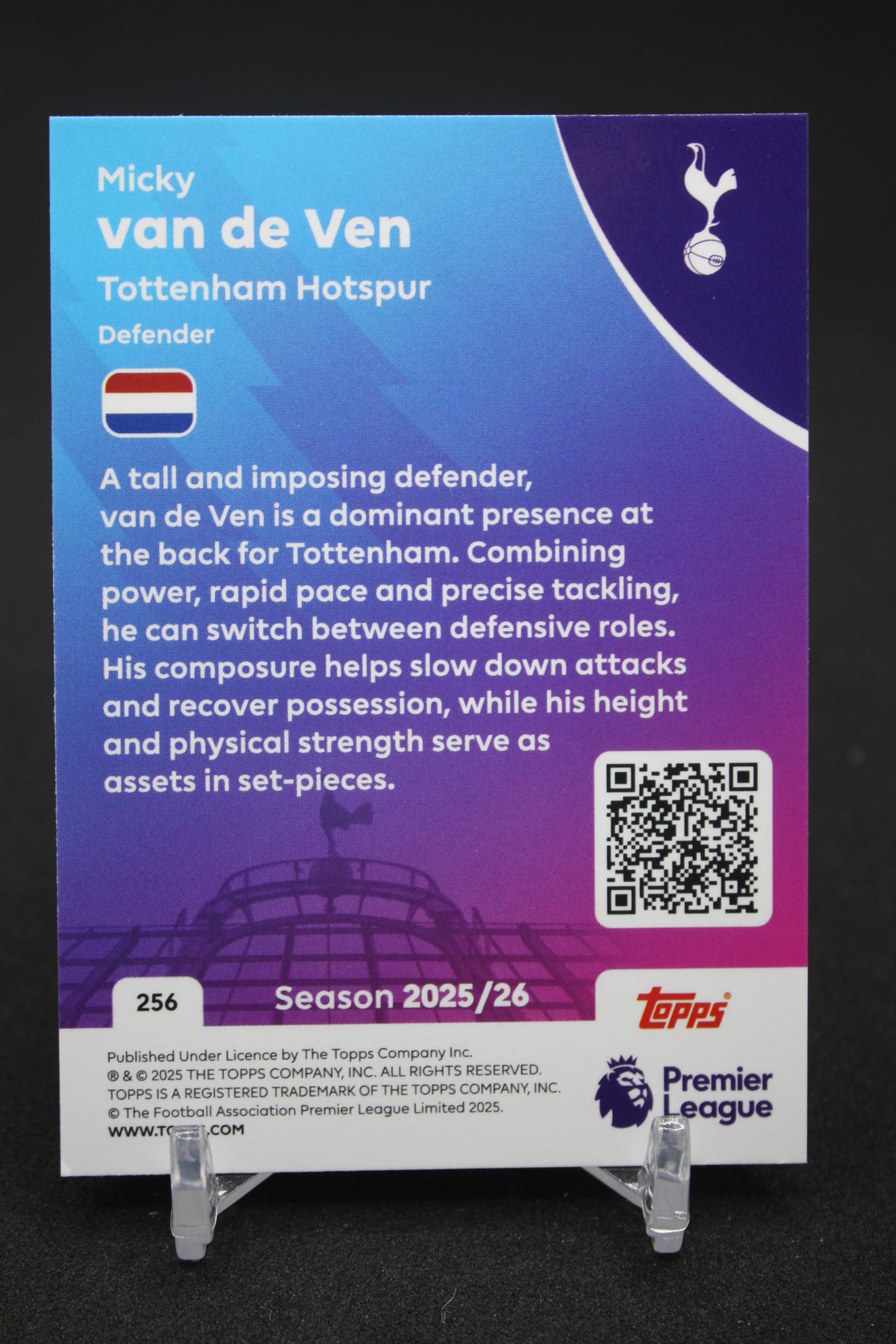 2025/26 Micky van de Ven Tottenham Hotspur #256