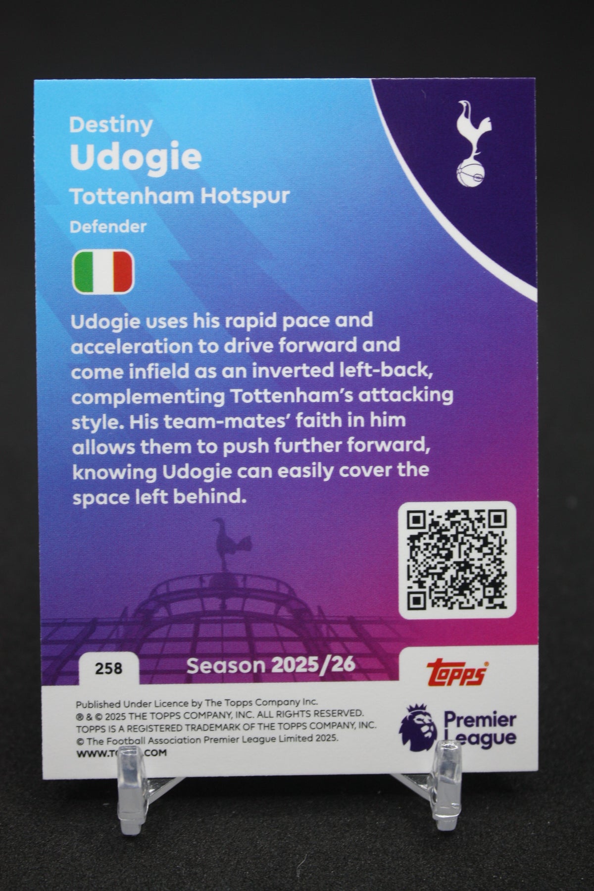 2025/26 Destiny Udogie Tottenham Hotspur #258