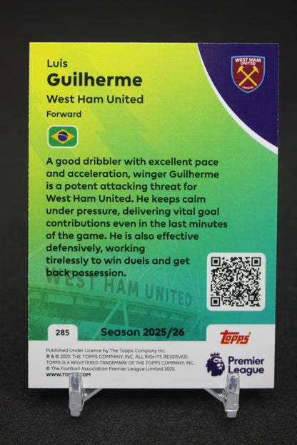 2025/26 Luis Guilherme West Ham United RC #285