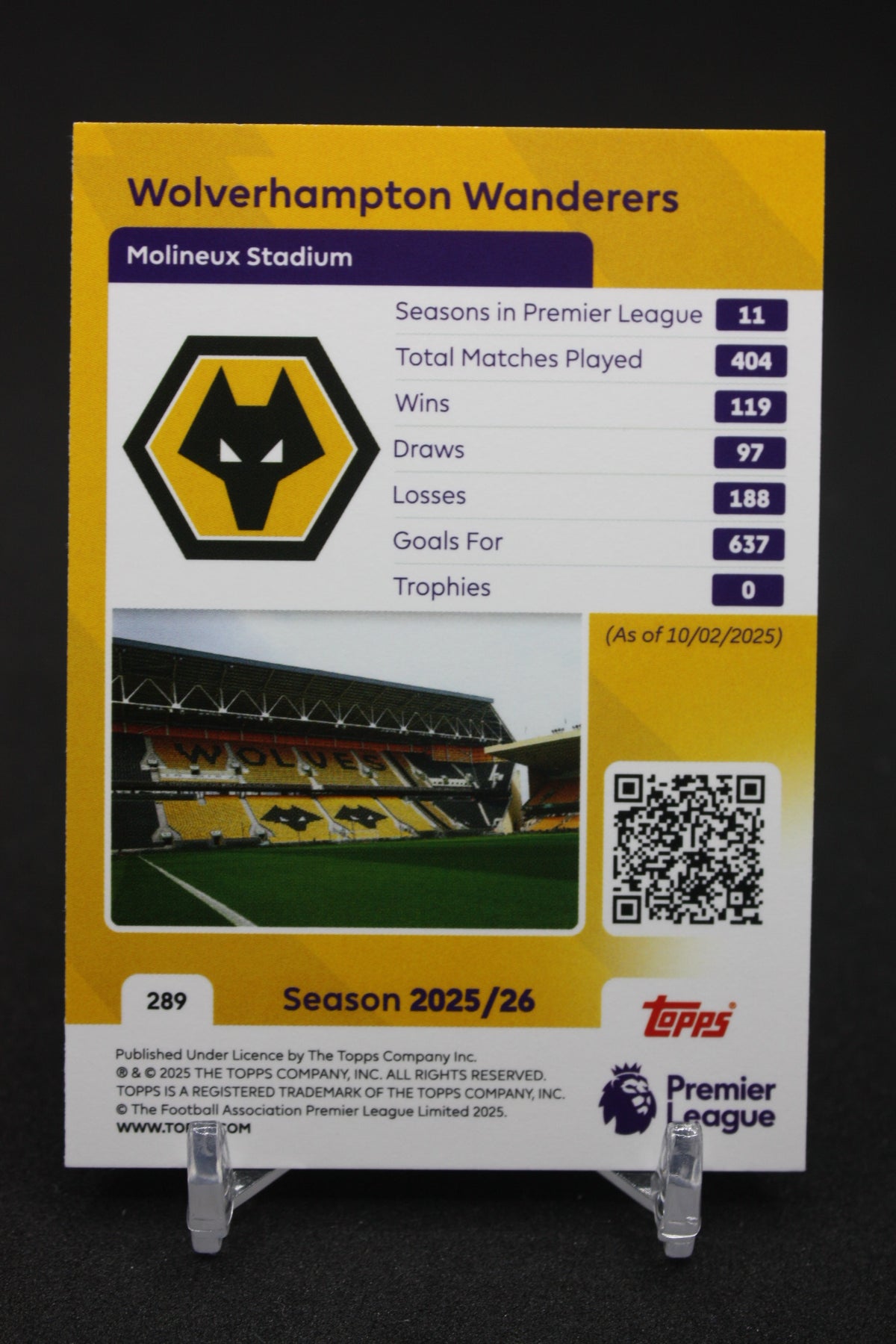 2025/26 Wolverhampton Team Badge #289