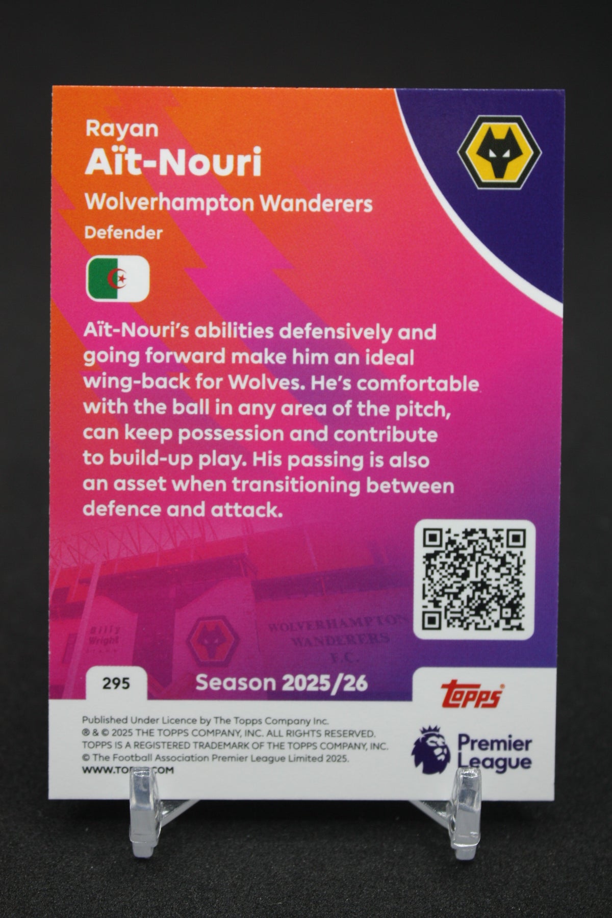 2025/26 Rayan Aït-Nouri Wolverhampton #295